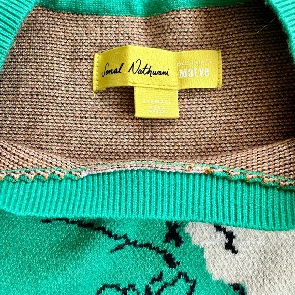 Maeve Floral Knit Sweater - Picture 3 of 8